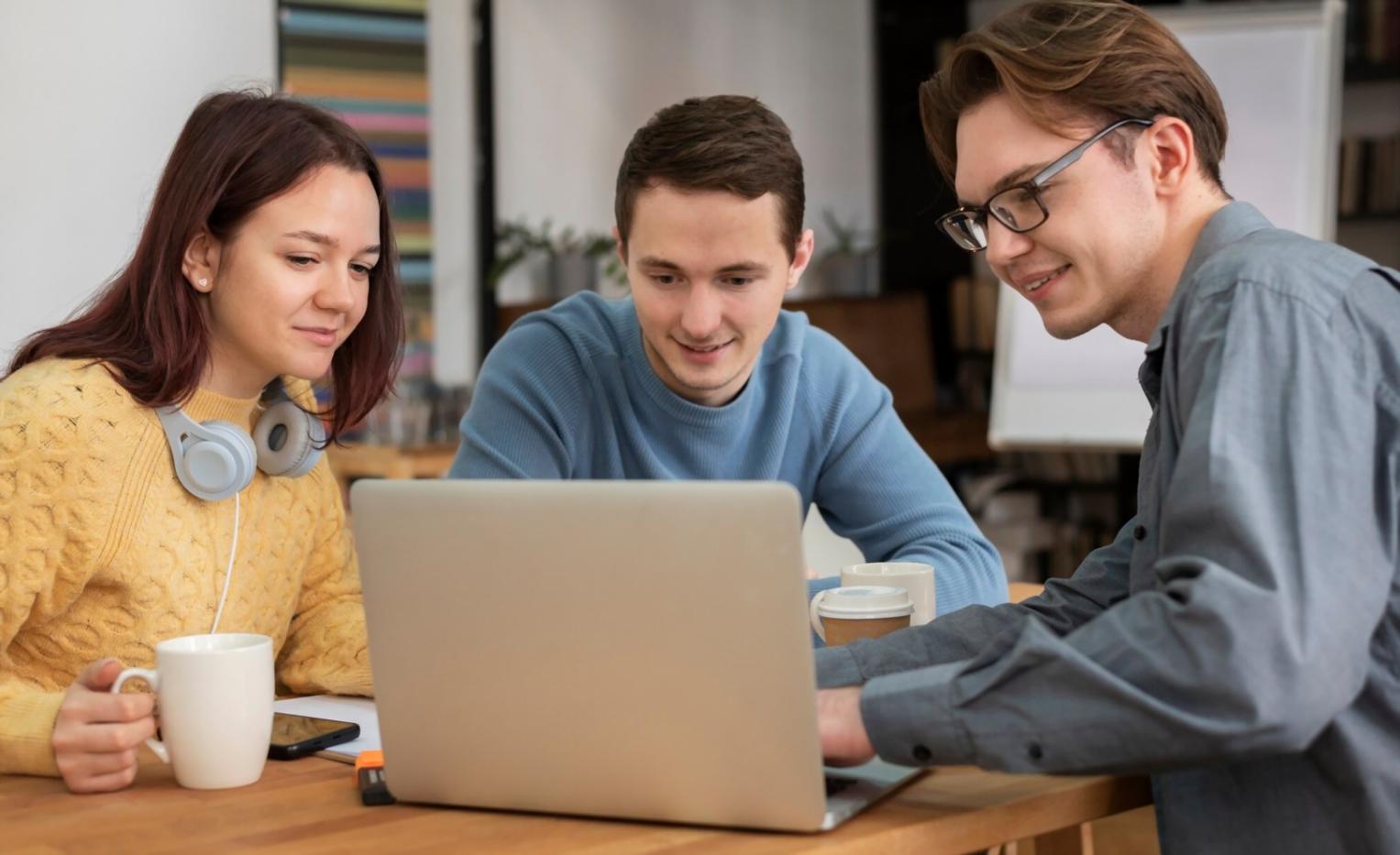 Financial forecast showing three-month cash flow projections